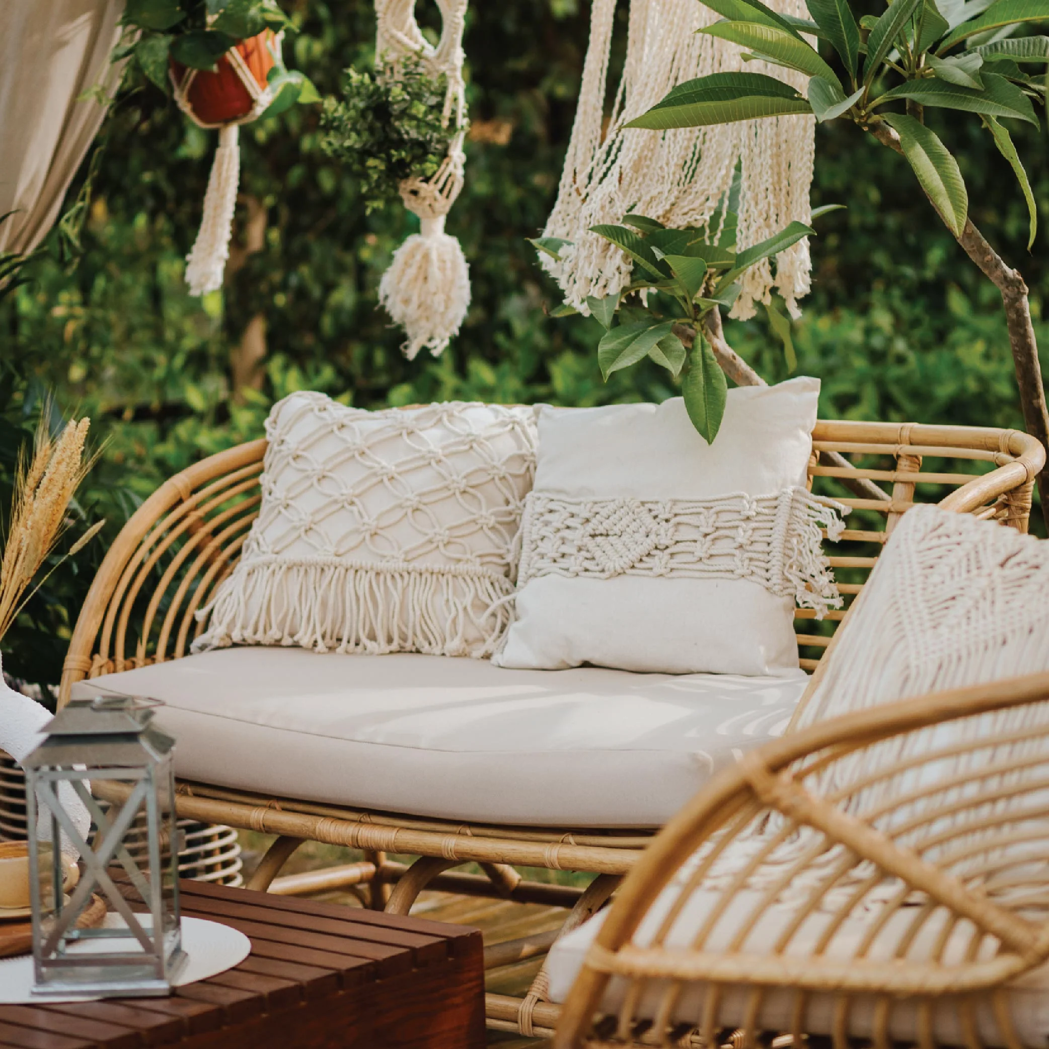 Bali Bamboo 2 Seater Sofa - Image 3