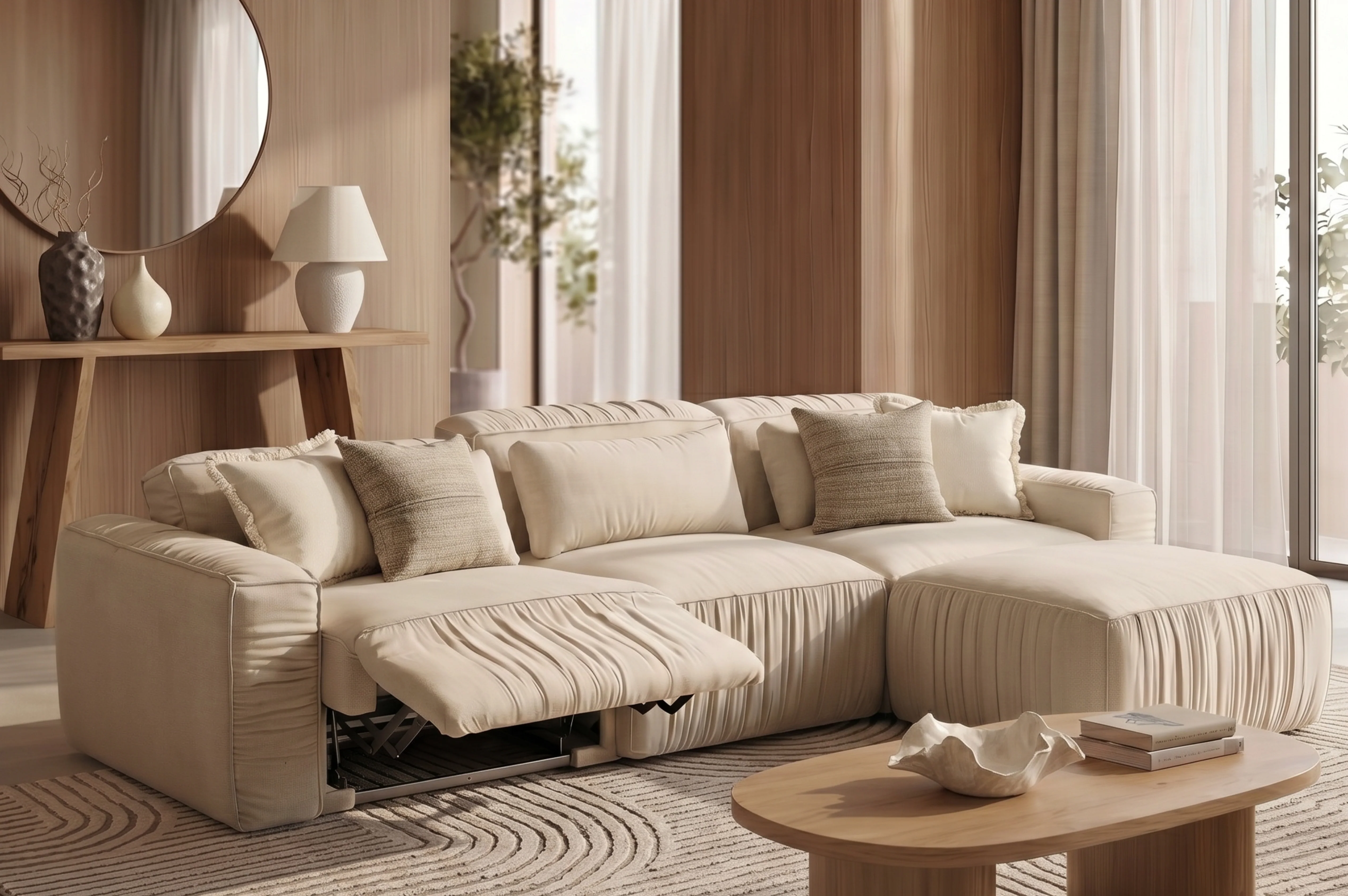 Flow Motion L-Shape Sofa - Image 2