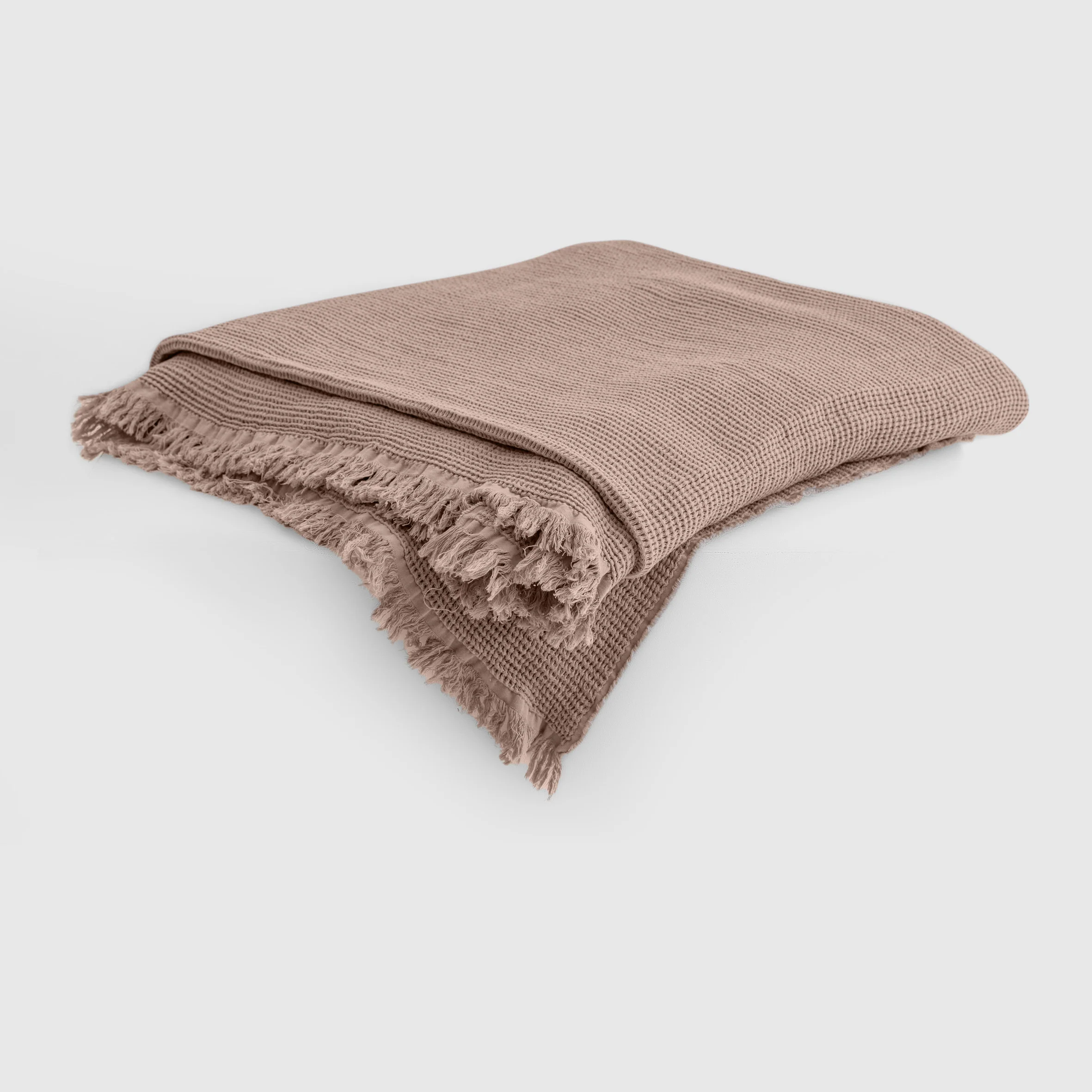 Fringe Honeycomb Throw Blanket - Image 18