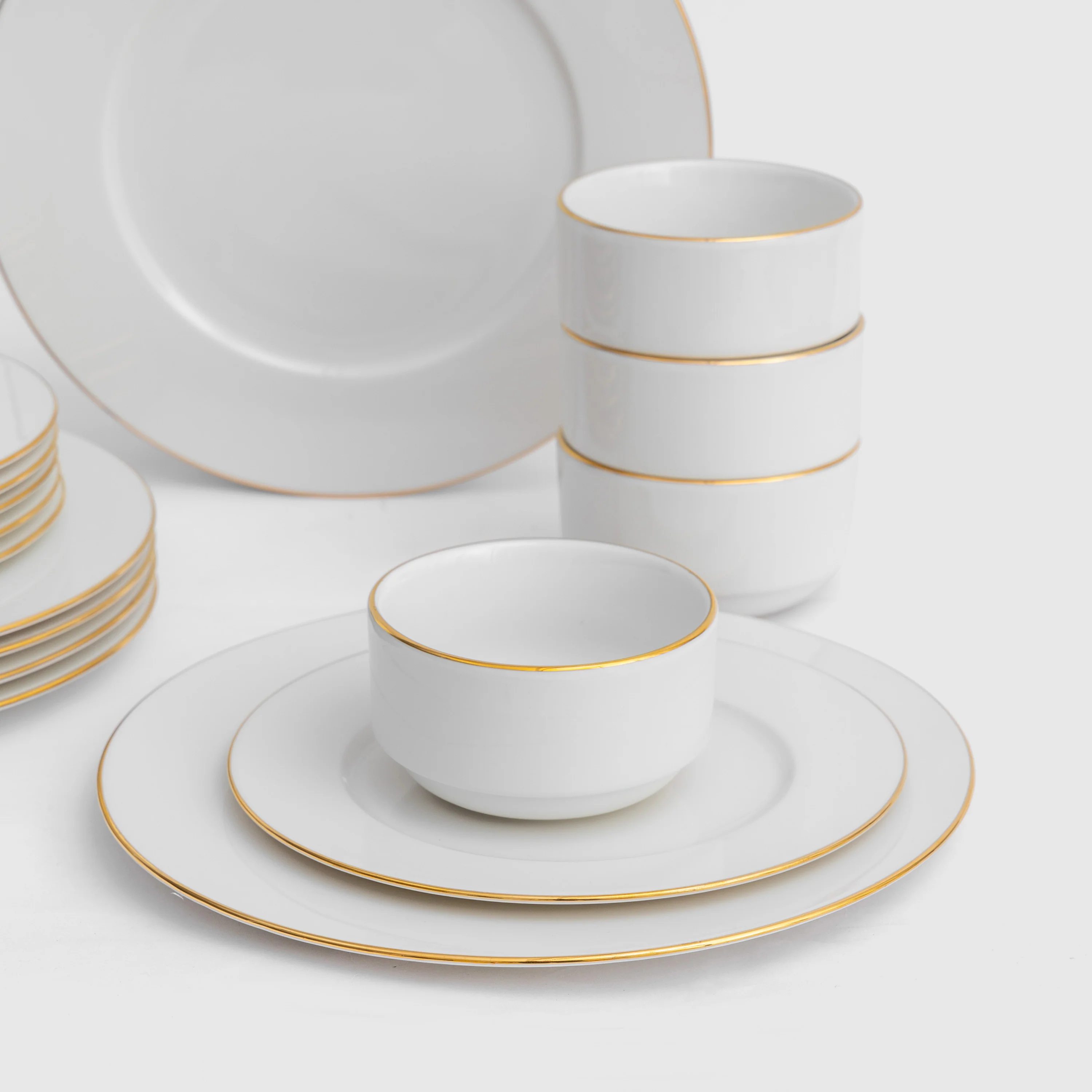 Habitat Set Gold Rim (Set of 18 pcs) - Image 3