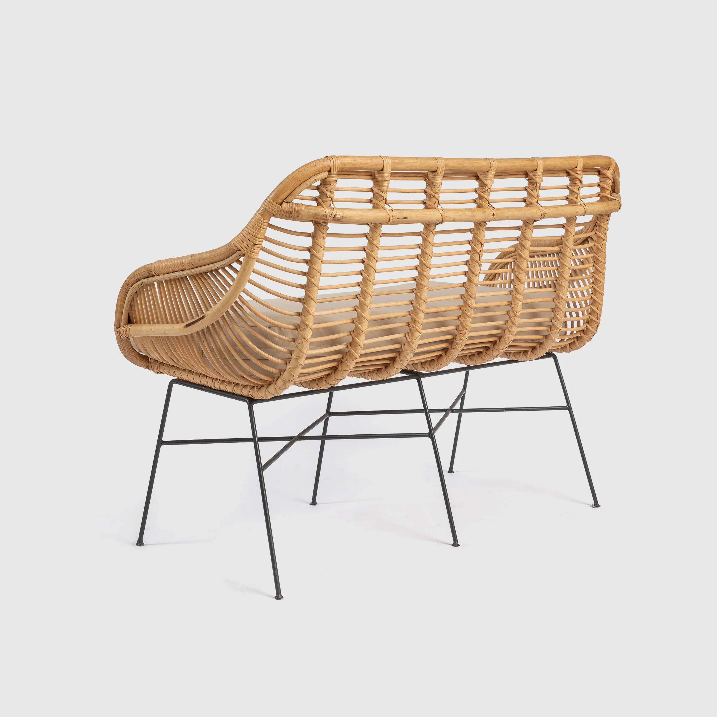 Lanta Bamboo 2 Seater Sofa - Image 4