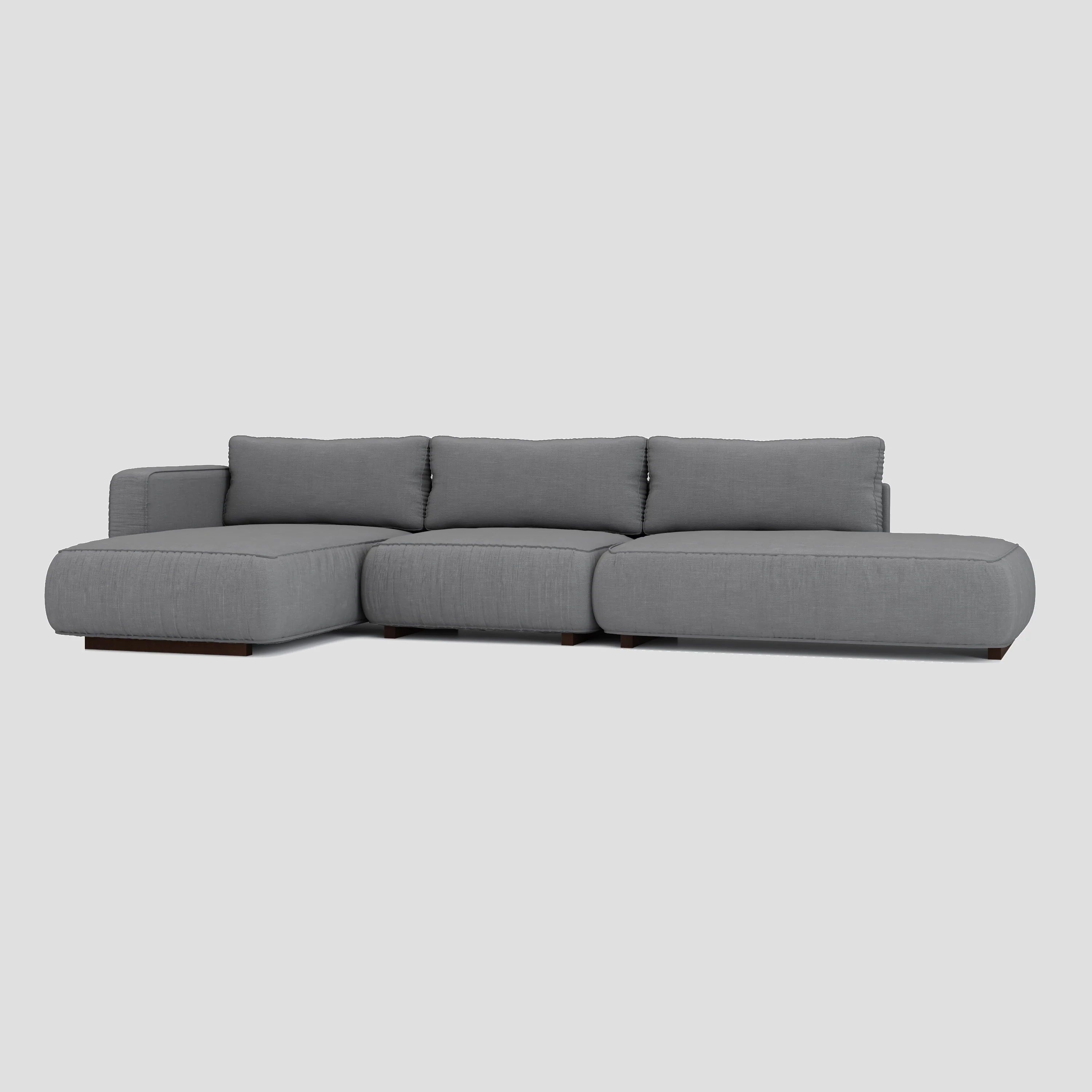 Laze Open Side L-Shape Sofa - Image 2
