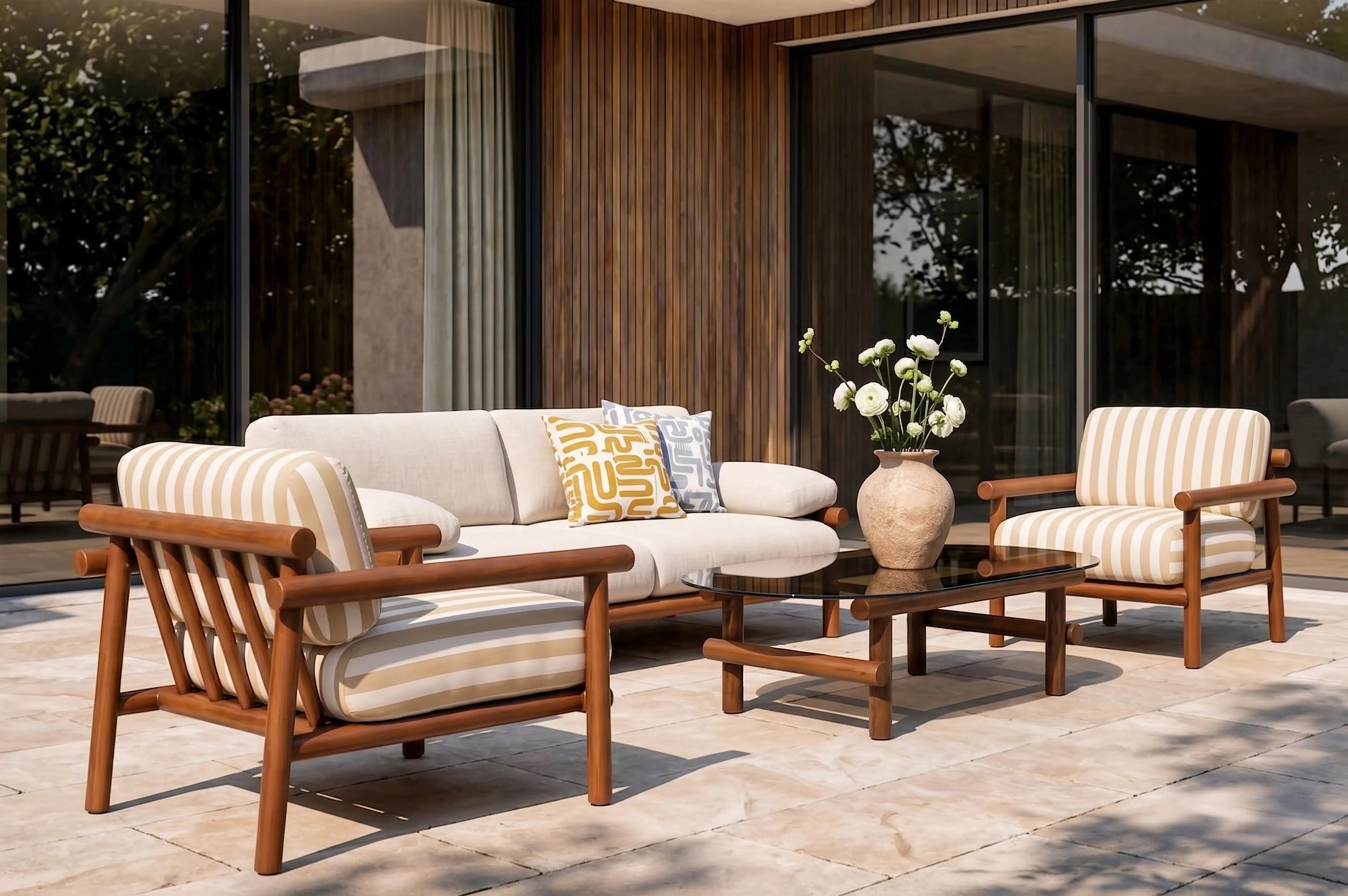 Lido Outdoor 2 Seaters Sofa - Image 3