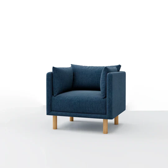 Mcann Wooden Legs Armchair - Image 7