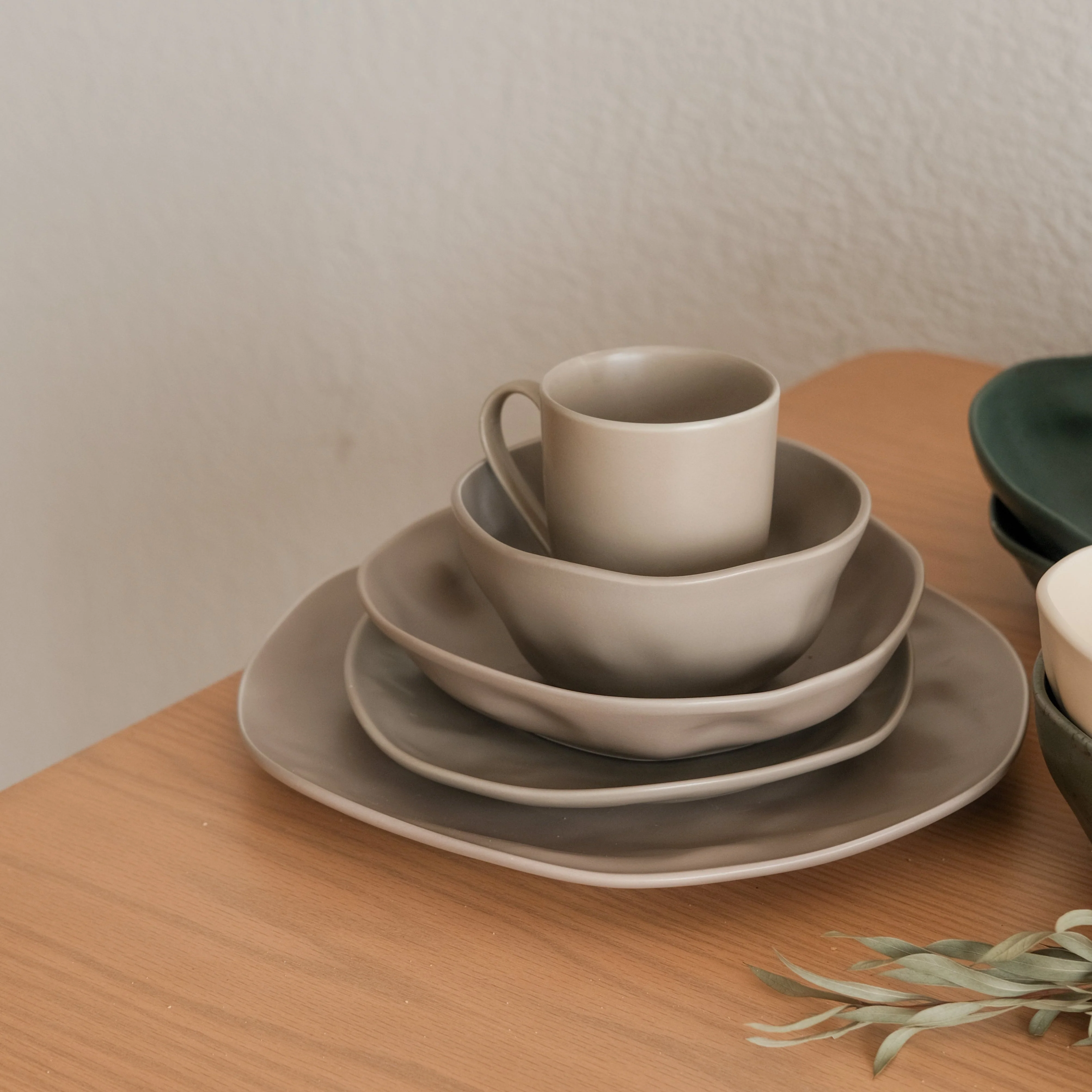 Organic Matte Dinnerware (Set of 24 pcs) - Image 9