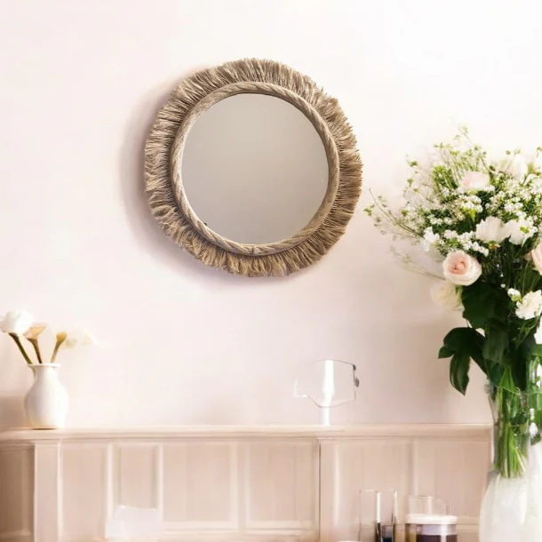 Plait Jute Mirror - Image 2