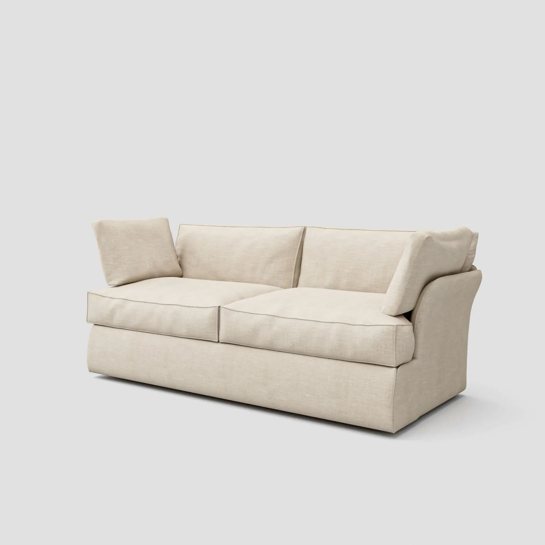 Plush 2 Seater Sofa - Image 4