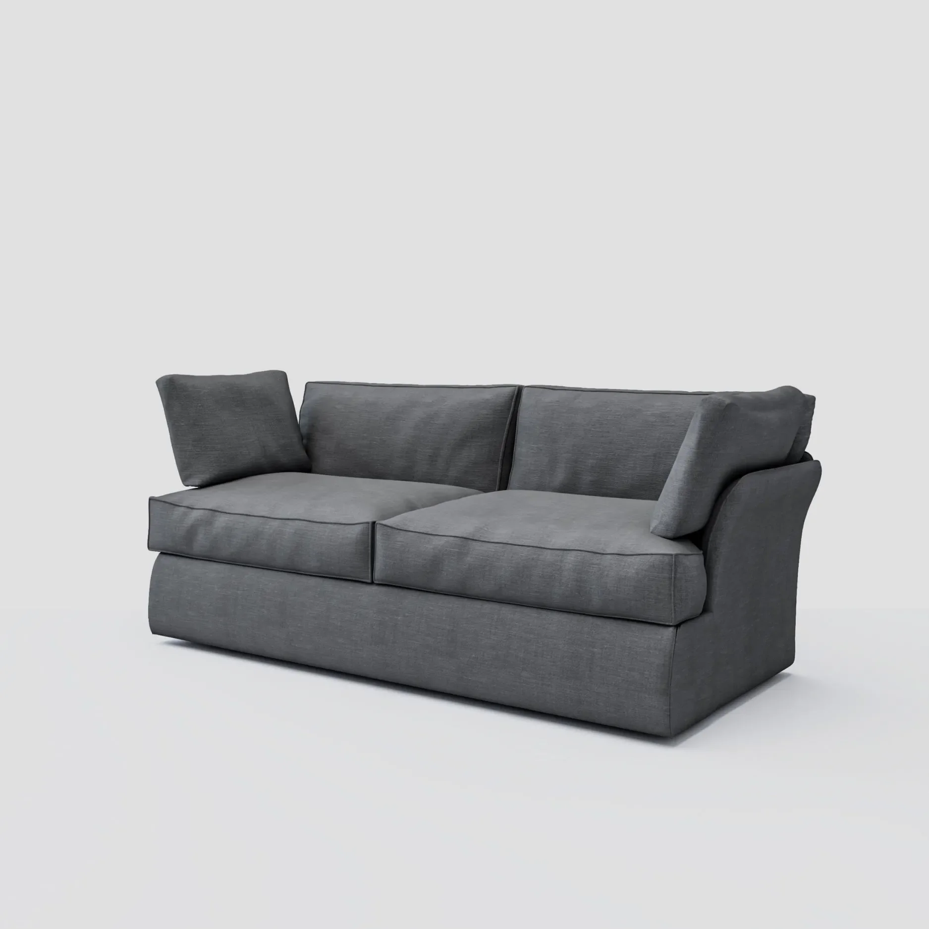 Plush 2 Seater Sofa - Image 5