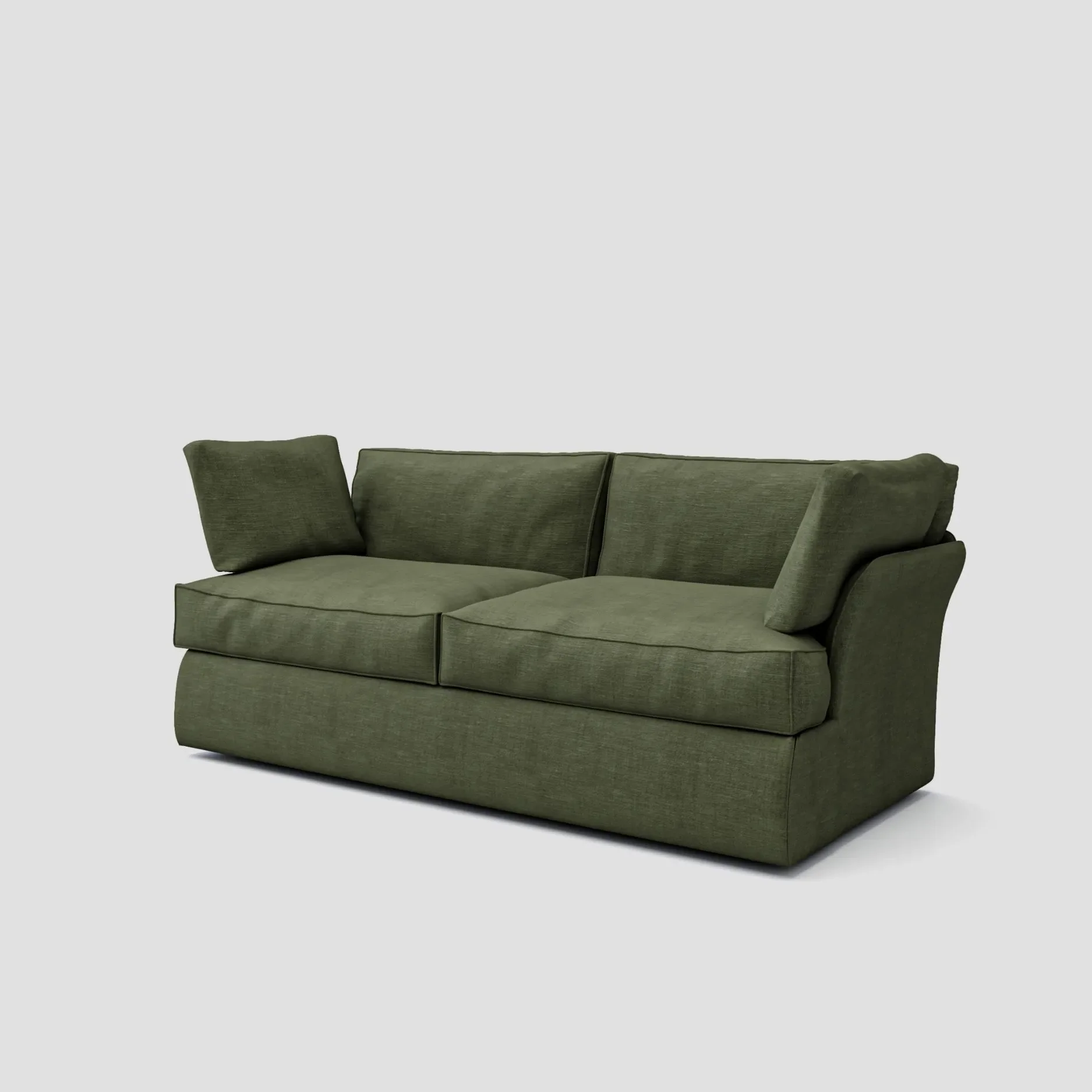 Plush 2 Seater Sofa - Image 6
