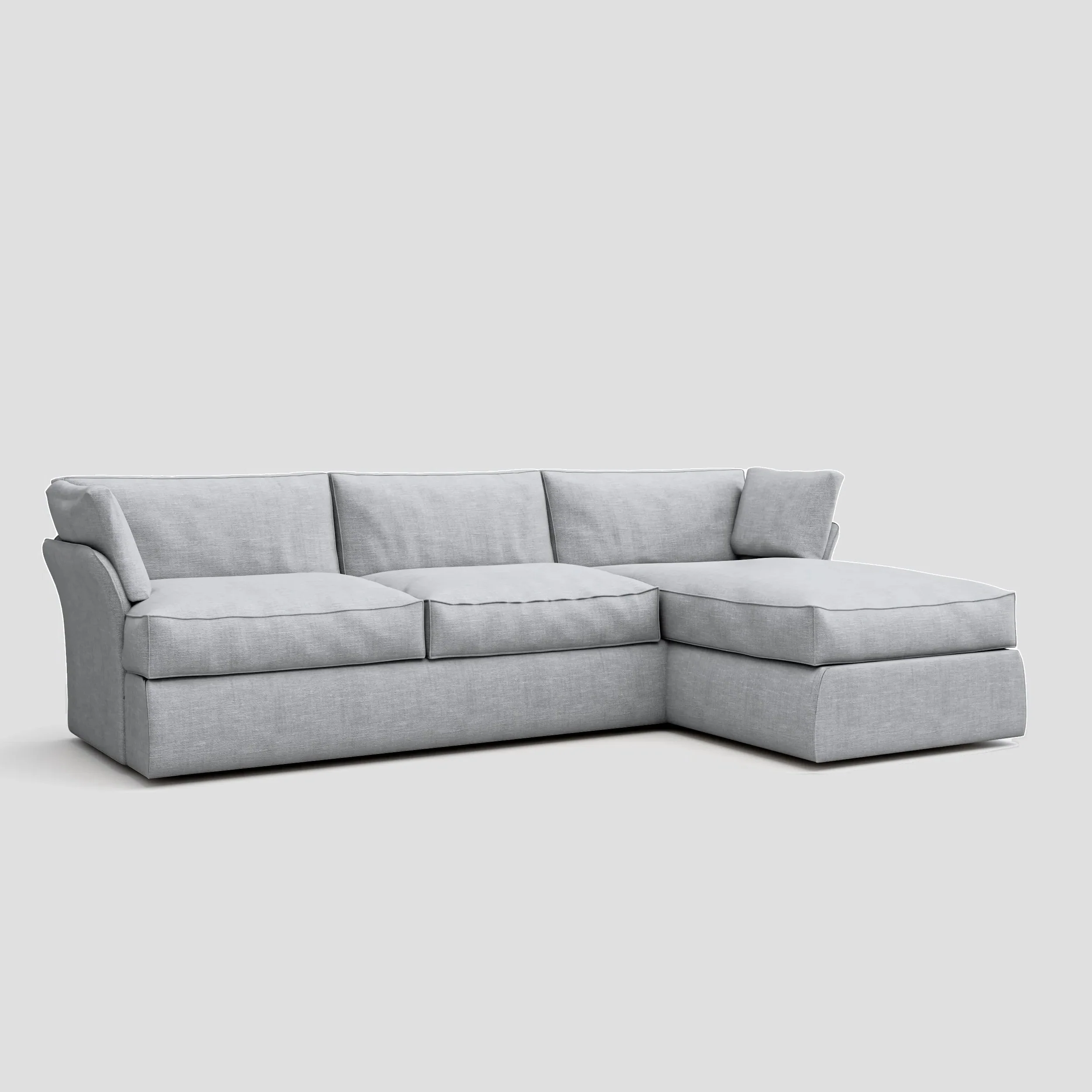 Plush L-Shape Sofa - Image 12