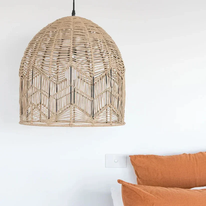 Rattan Lampshade Lighting Unit - Image 3