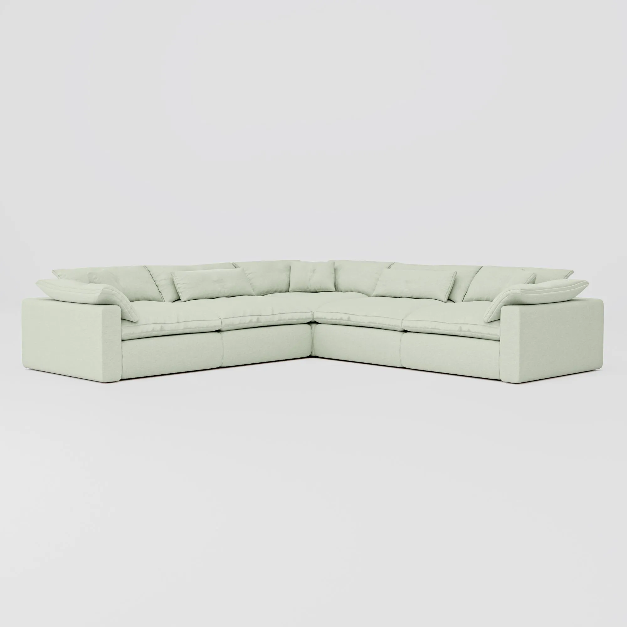 Sink-down Corner Sofa - Image 6