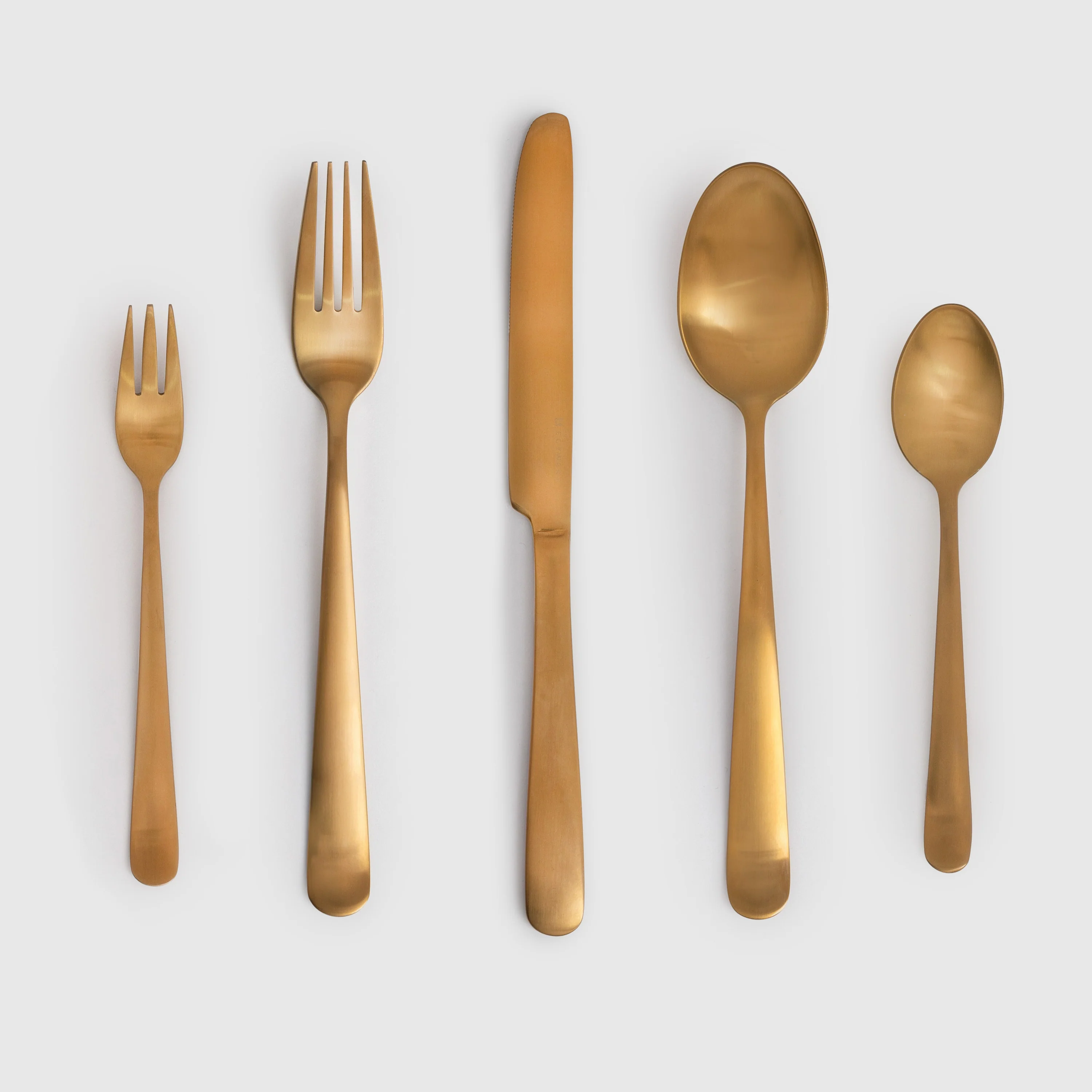 Stainless Steel 20 Piece Cutlery Set - Bronze