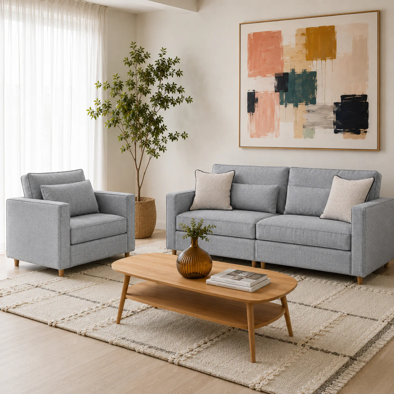 Tulita 2 Seater + Tulita Armchair Set - Image 3