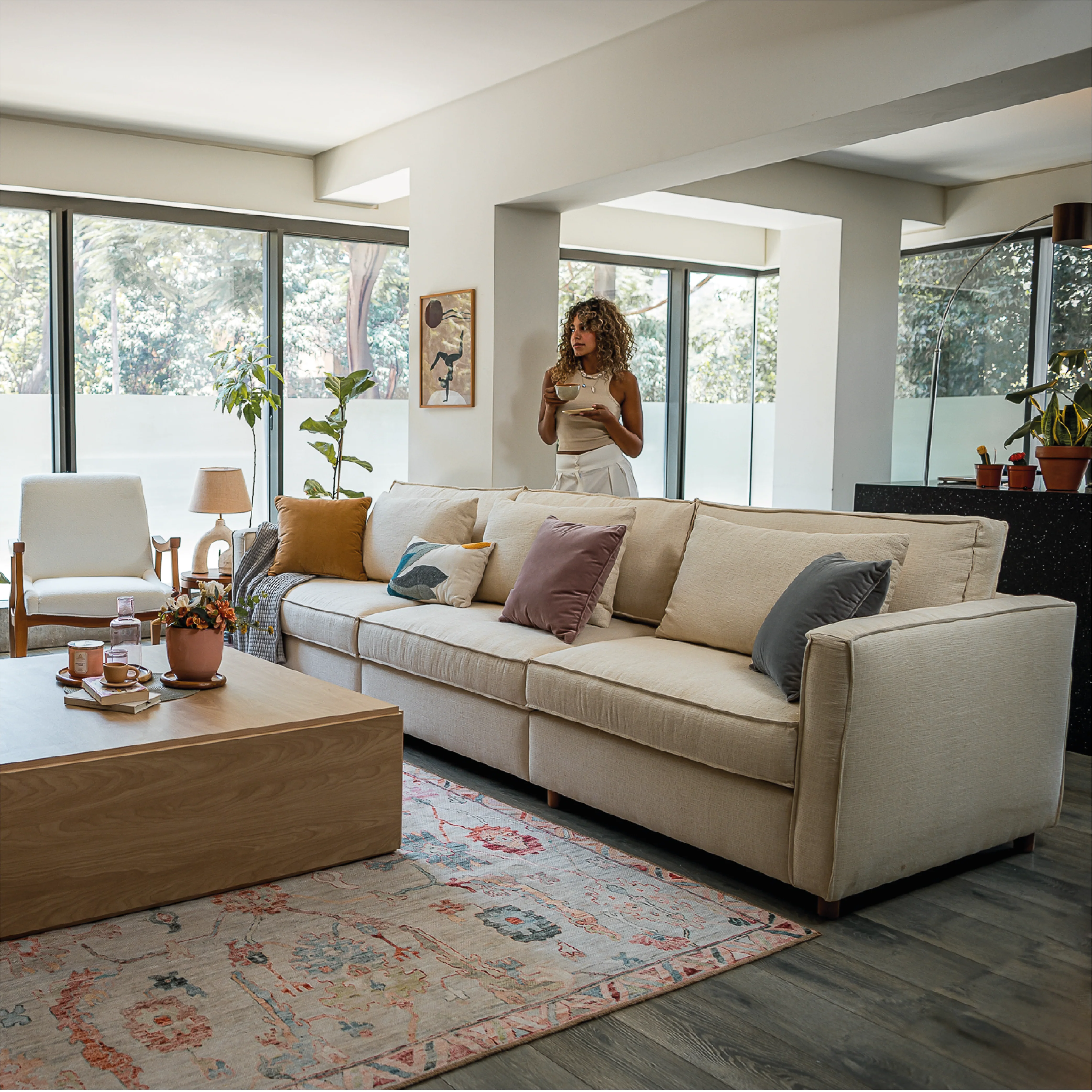 Tulita 3 Seater Sofa - Image 4